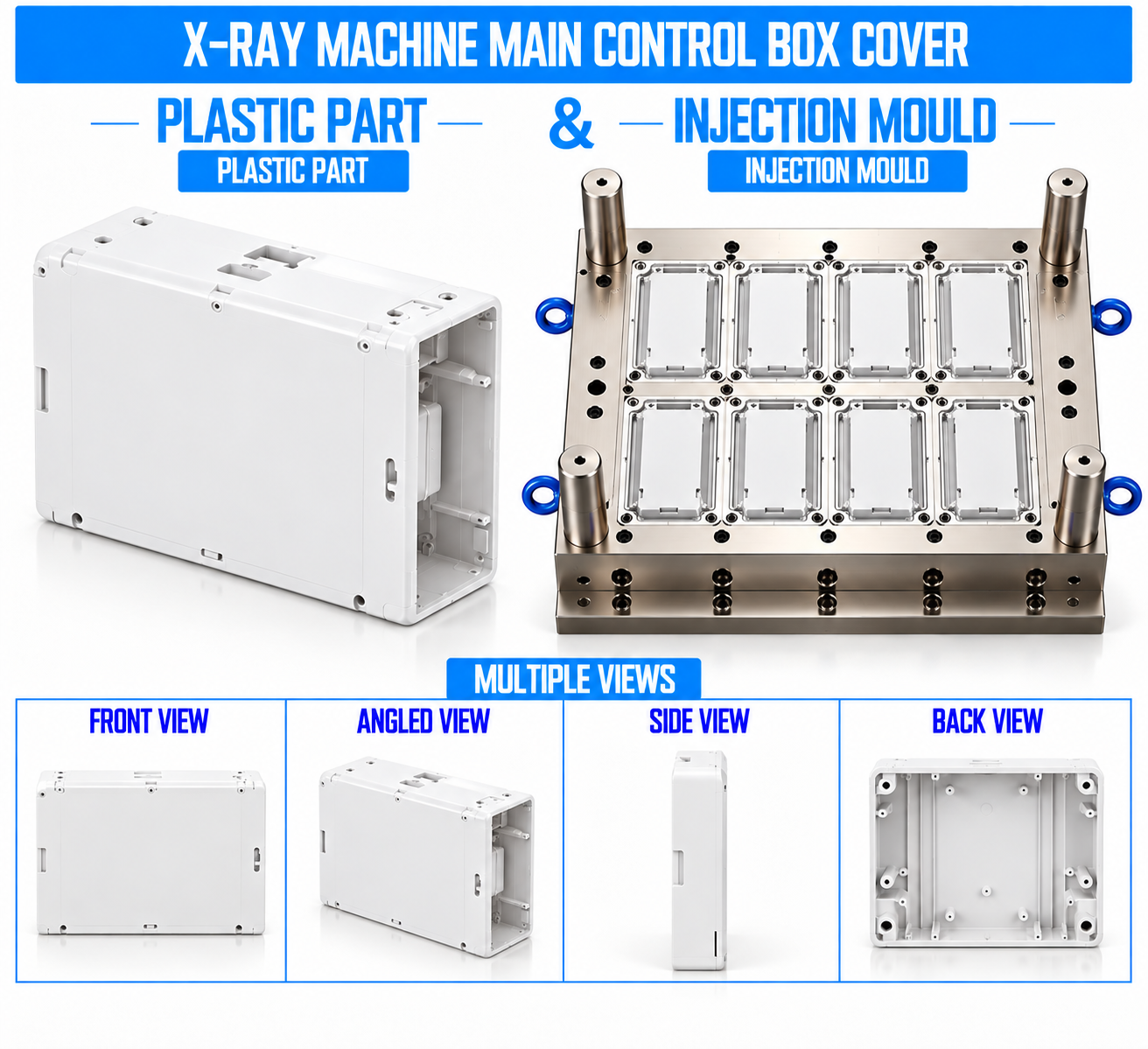 X-Ray Machine Plastic Main Control Box Cover Mould and Moulding Service in Greater Noida | Renovator Appliances Ltd